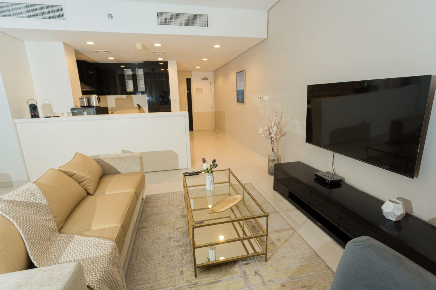 Waterfront Downtown- Damac Maison Canal View Dubai Buitenkant foto